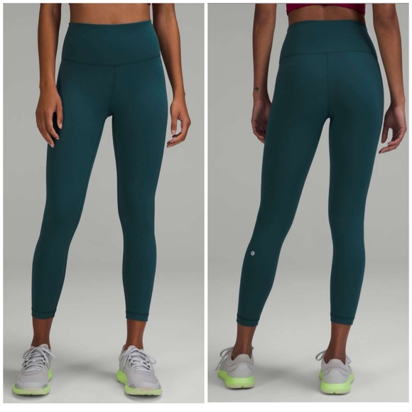lululemon athletica Pants - Lululemon high rise under train leggings green jasper 8